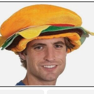 This Is Not Tipsy Elves NWOT Cheeseburger Hat - Fun Party Accessory
